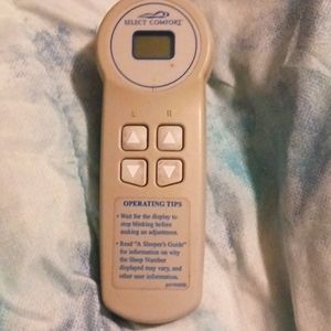 SLEEP NUMBER BED REMOTE